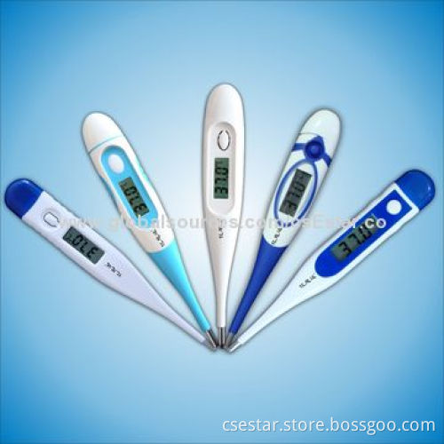 Waterproof Digital Thermometer, Readable LCD Display, Memory for Last Measurement